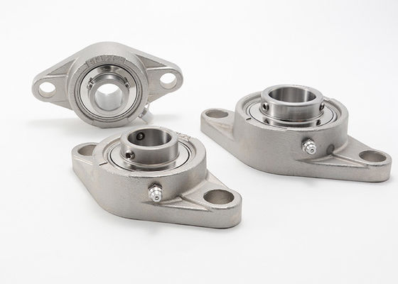 หน้าแปลน Mount 2 Bolt Pillow Block Bearing คอล็อคนอกรีต 440c พร้อมวงแหวนด้านในกว้าง SHCFLU204