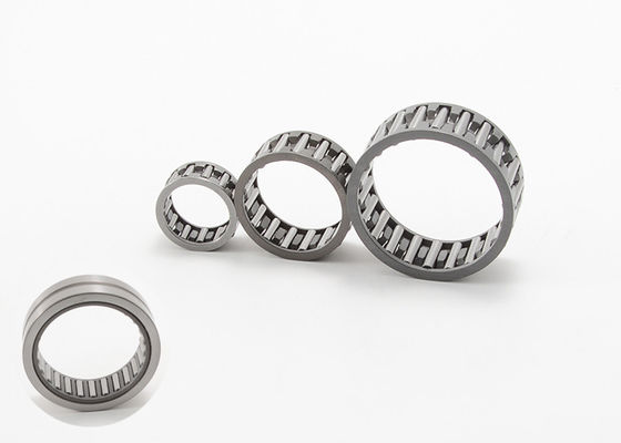 Chrome Steel Gcr15 ตลับลูกปืนเข็มเมตริกใช้ลูกกลิ้งเข็มและชุดกรง KZK16X20X10